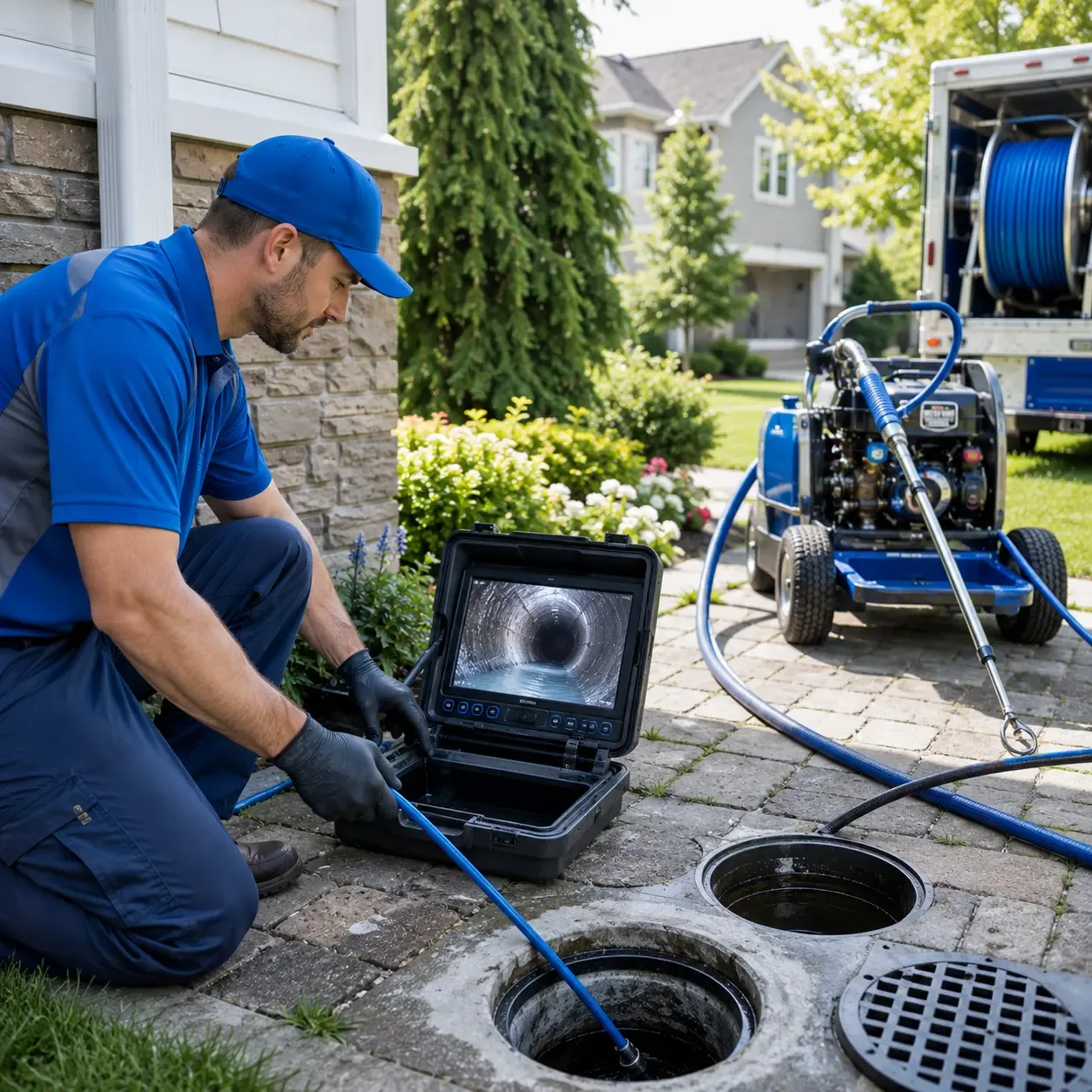 Outdoor drain cleaning professionals serving Fort Littleton, PA